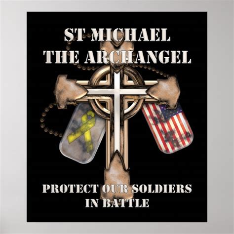 Does St Michael protect soldiers?